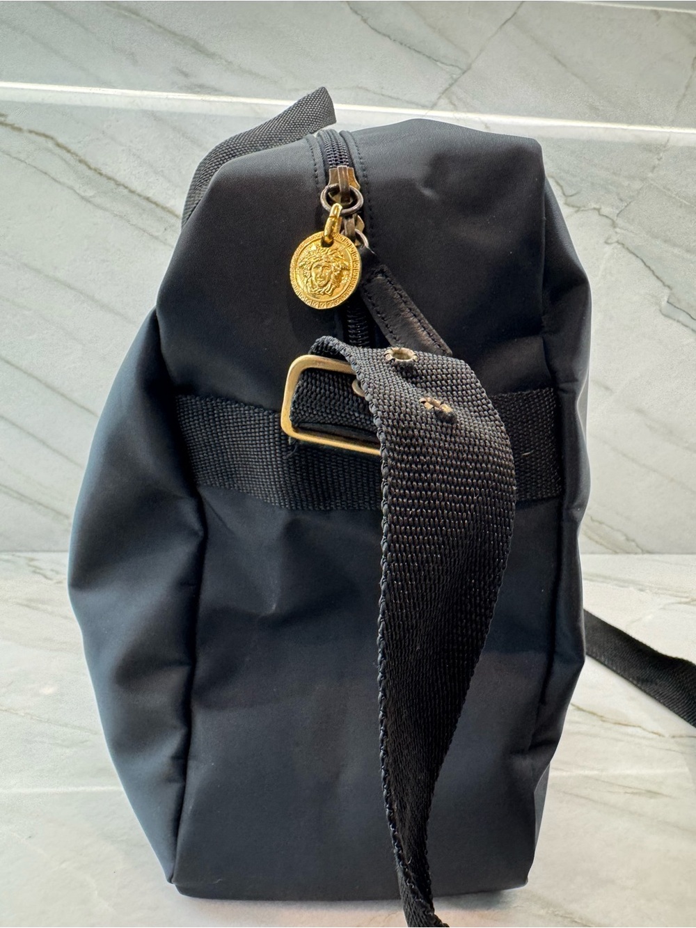 Gianni Versace Couture Vintage Duffel Weekender Bag - Picture 3 of 11